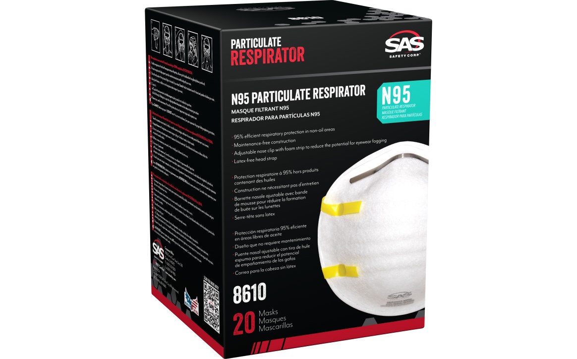 SAS Safety Group | N95 Particulate Respirator - 20PK